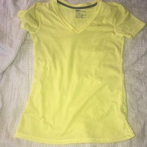 Nike Dri-Fit yellow T-shirt XS